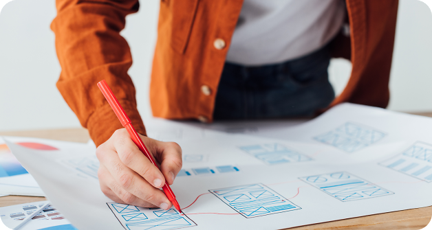 Man Drawing Charts