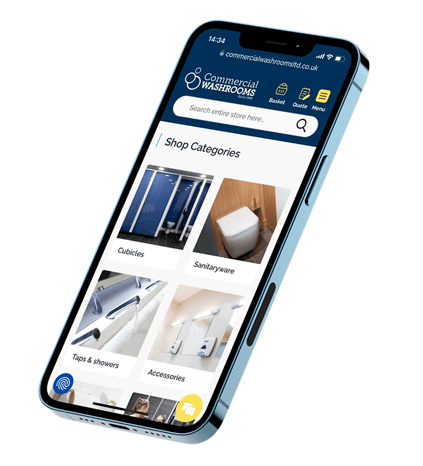 Commercial Washrooms category pages