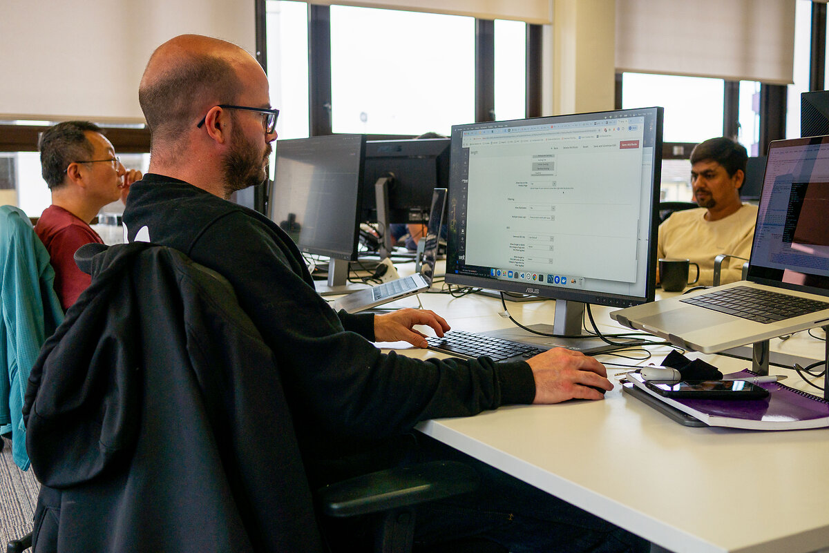 Envisage developers working